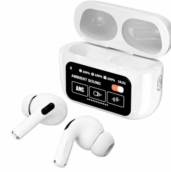 A9 Pro Earbuds Anc/enc Dauble Dark Touch Screen Display