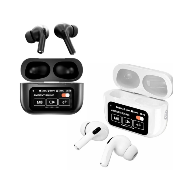 A9 Pro Earbuds Anc/enc Dauble Dark Touch Screen Display