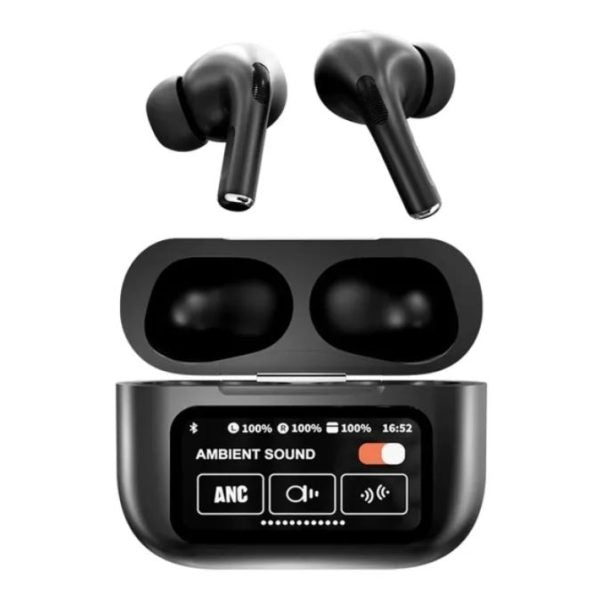 A9 Pro Earbuds Anc/enc Dauble Dark Touch Screen Display