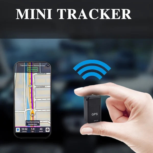 Get Your Gps Tracker | Mini Gps Tracker Magnetic | Gps Tracking Device Ideal For Kids, Elderly, Wallet, Luggage And Vehicles With Box