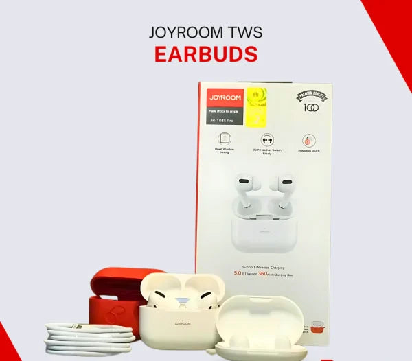 Joyroom Airpods Pro With Case Silicon (jr-t03s Pro) | Wireless Earbuds With Hifi Sound And Long Battery Life